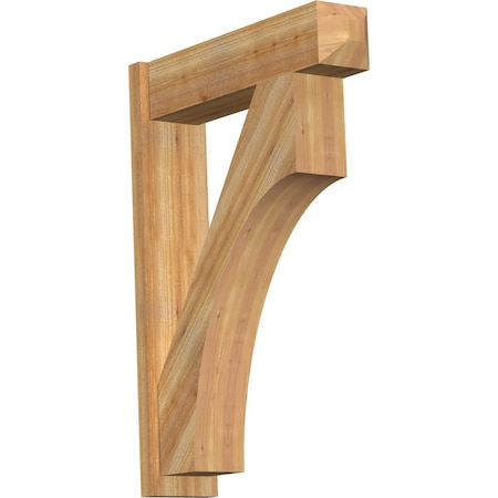 Ekena Millwork Westlake Rough Sawn Craftsman Outlooker, Western Red Cedar, 8"W x 32"D x 44"H OUT08X32X44WTL04RWR